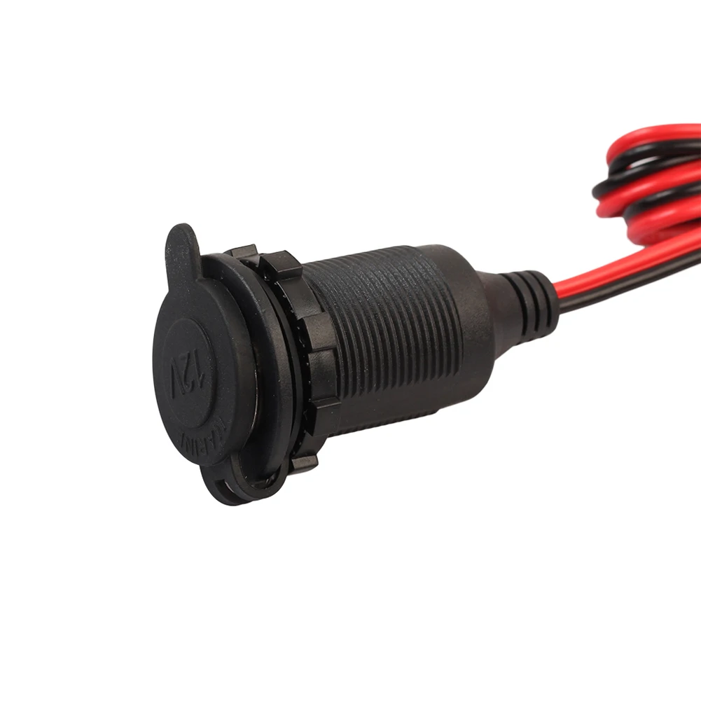 Car Cigarette Lighter Socket Adapter Cable 12/24V DC Cigarette Lighter Socket Power Adapter Modified Accessories