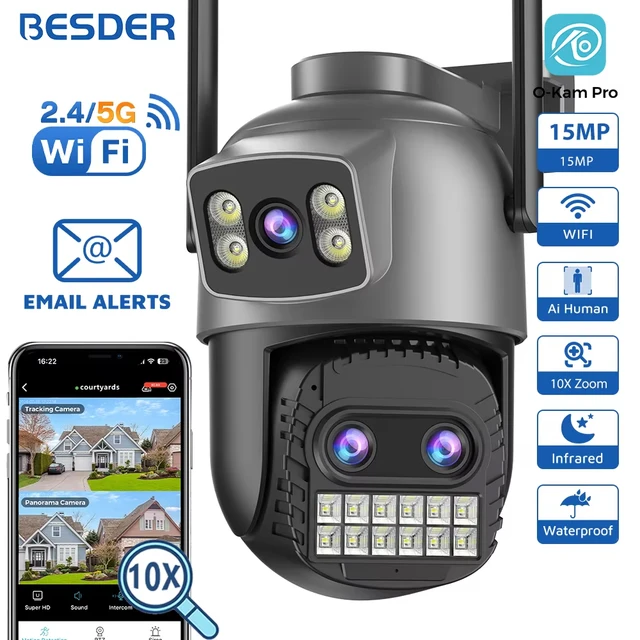 BESDER 15MP PTZ WiFi Cam 1