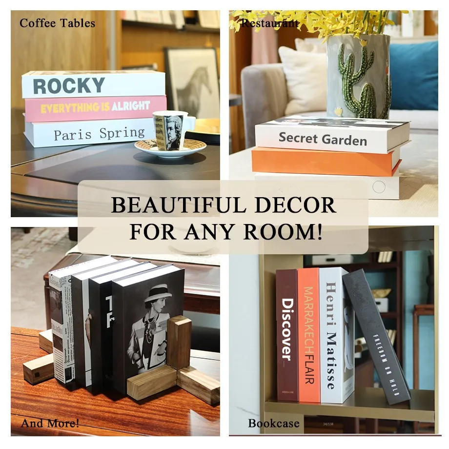  Faux Books for Decoration Coffee Table Books Decor