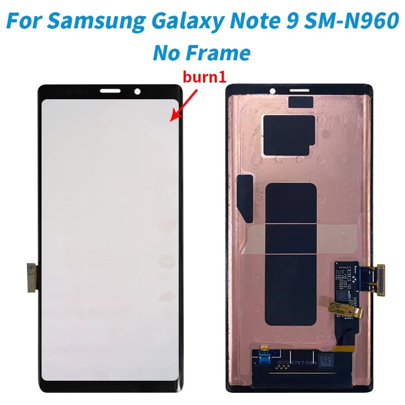 Super Amoled Note9 N960 With burn shadow display For Samsung