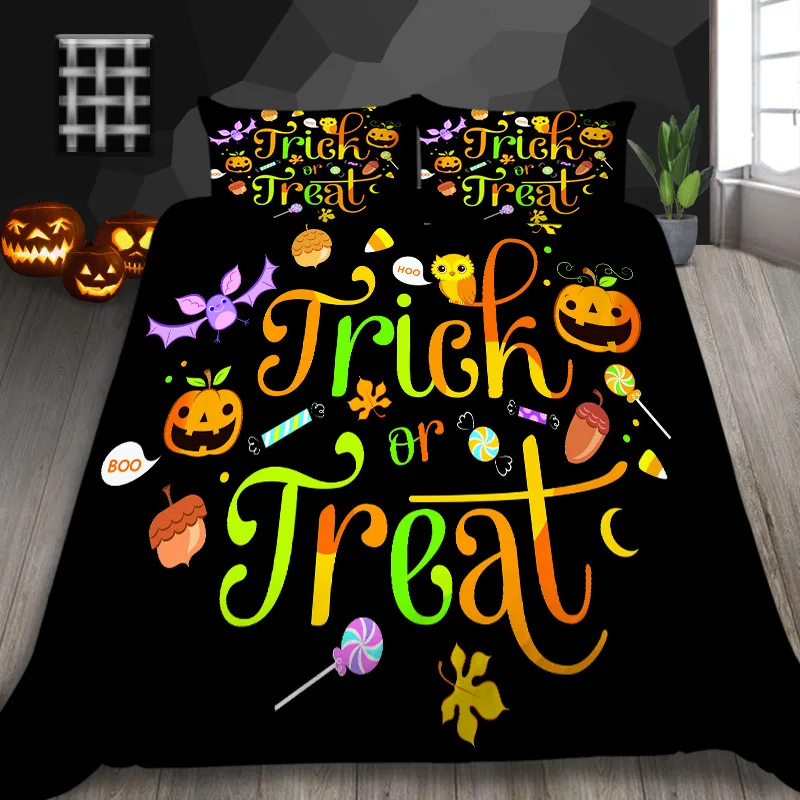 Autumn Pumpkin Halloween Bed Set