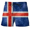 Summer Men's Swimsuit Spain Flag Print Surfing Board Beach Shorts New Fashion Oversized Trunks Sportwear Briefs Boy Short Pants 3