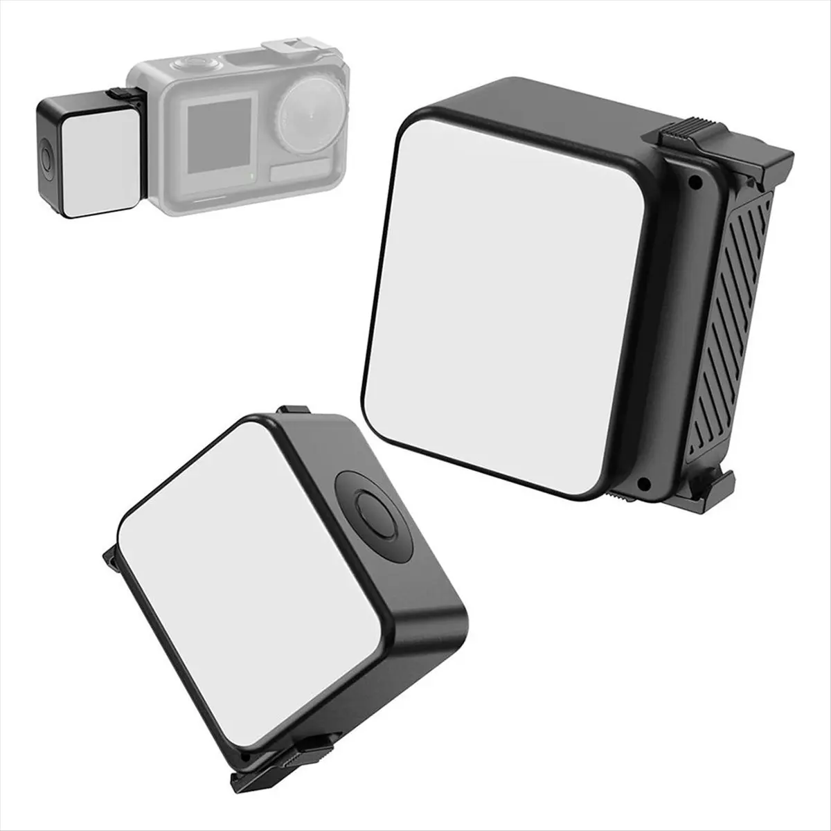 DJI 오즈모 액션 4/3 카메라 케이지 및 포켓 3 4용 M05K 미니 LED 비디오 조명, IPX5 방수, 5600K 색온도 도구