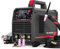 TIG Welder with Pulse 205Amp Large LED Display, STICK/DC TIG/PULSE TIG 3 in 1, 110&220V Dual Voltage 1