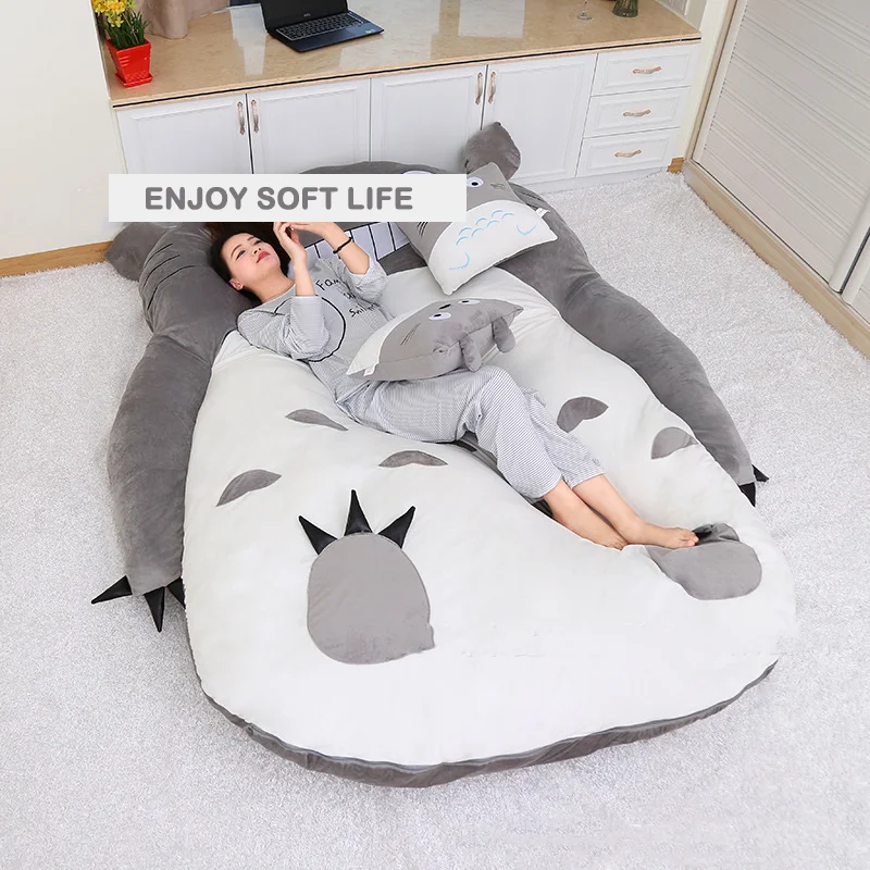 Leisure Living Sofa Back Chair Room Furniture for Bedchamber Bivouac Cartoon  Cute Creative Ultra-soft Fabric Velvet Liner