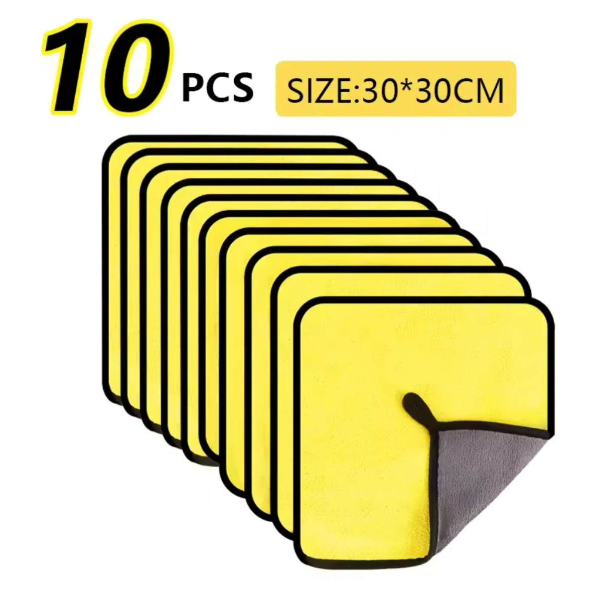 3-30 ШТ. Автомобільний рушник Nano Ultra Fiber Тканина Рушник з мікрофібри Рушник з коралового флісу Car Care Clean Cloth для автомобіля Home Living