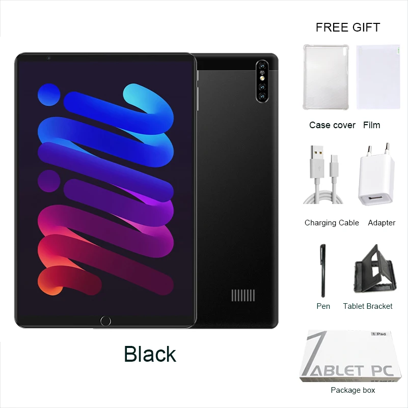 Tablet Pad Mini 8 Inches Tablete PC 6GB RAM+128GB ROM Tablette Drawing Android 10.0 Electronic Tablets 4G/5G Calling Tablet touch screen drawing tablet Tablet Accessories