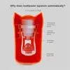 Toothpaste Squeezer for Children Automatic Toothpaste Holder Wall Mounted Press Dispenser Tube Stand Cute Bathroom Accessories 4