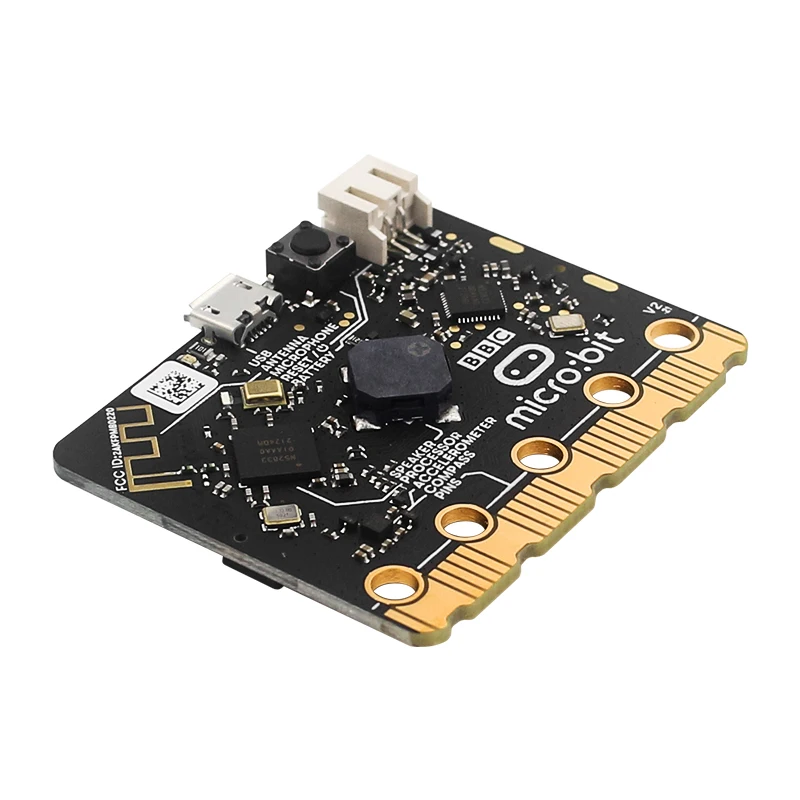 Bbc Micro:bit V2.2 Processador Atualizado Sensor de Toque Capacitivo com Alto-falante Microfone Ble 5.0 Indicador Led Micro Bit para Crianças - Imagem 4