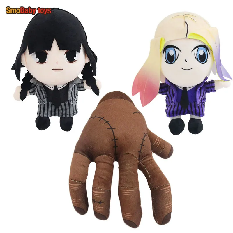

New Wednesday The Thing Plush Toy Wednesday Addams Plush Soft Stuffed Plushie Doll Cosplay Anime Plush Collection Gift For Kid