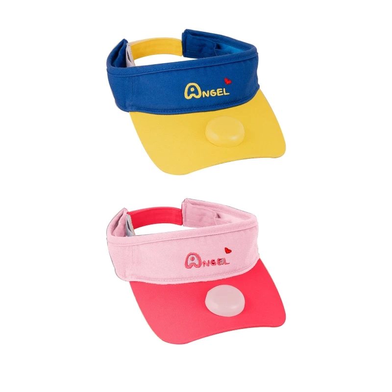 

Travel Outdoor Portable for Sun Hat Fan for Kids Sport USB Rechargeable Bladeless Air Cooling Cap Fan 3 Gear Wind Adjust