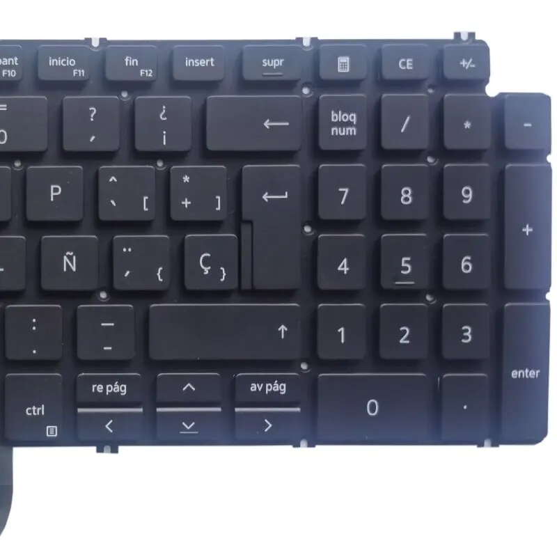 New Retroiluminado Teclado Espanhol para Dell Inspiron 155591 5509 5505 5509 5510 5590 5591 5502 5598 5593 5584 Layout de sp - Imagem 3