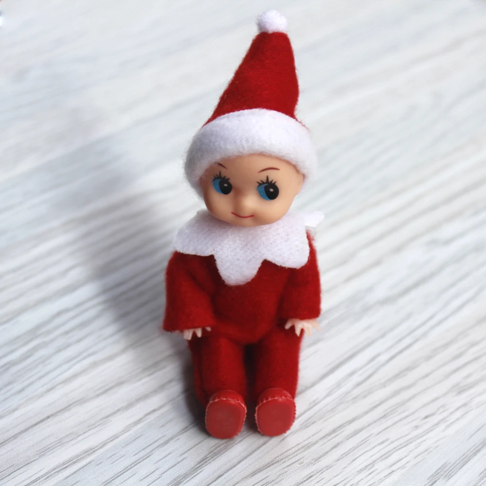 10cm Toddler Baby Elf Dolls with Movable Arms Legs Doll House Accessories Christmas Dolls Baby Elves Toy For Kids