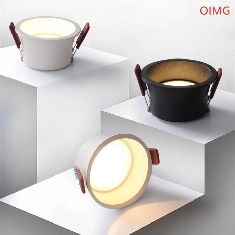 Beam Angle 60 Degree Recessed LED Downlight 24W20W/18W15W/12W9W7W Dimmable Deep Glare LED Ceiling Lamp Spot Light