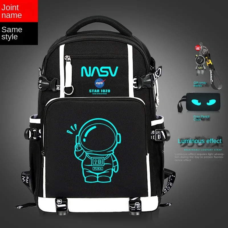 2024 Waterproof Luminous children School Bags For Boys teens Kids School Backpack Orthopedic Primary Schoolbag Book Bag Mochila 4