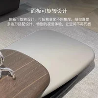 Table basse rotative, table à thé flottante créative de créateur italien minimaliste italien pour grands appartements, haute qualité 3