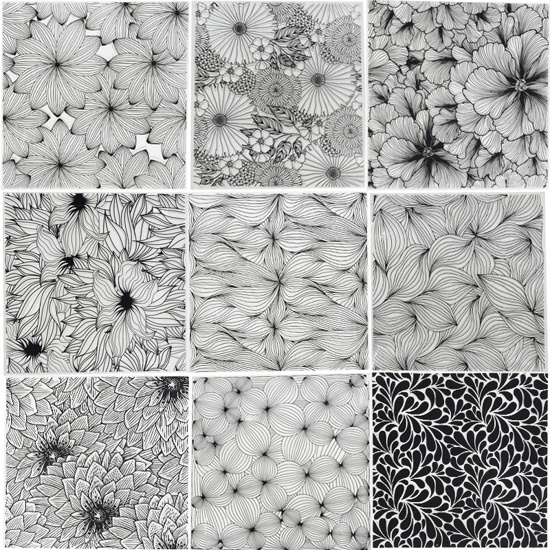 Polymer Clay Texture Stamp Sheet 1