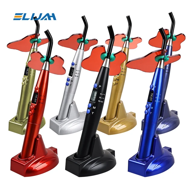 Dental Wireless LED Curing Light Curable Resin Oral Hygiene Cordless Device Led Dental Photopolymerizer Lamp Dentist Equipment