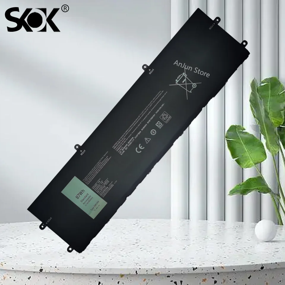 Alienware X17 R2 INTIFO 87Wh DWVRR Laptop Battery Compatible With Dell Alienware X15 R1 R2 Alienware X17 R1 R2 Series 0817GN 817GN 0NR6MH NR6MH Dell Precision 7680