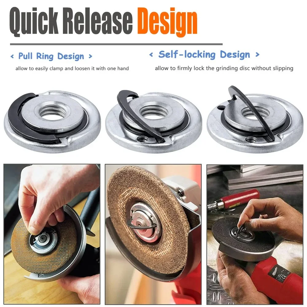 M14 Angle Grinder Platen Self-Locking Threaded Grinding Plate Quick Release Power Chuck Tool electric grinder angle grinder electric angle grinder
