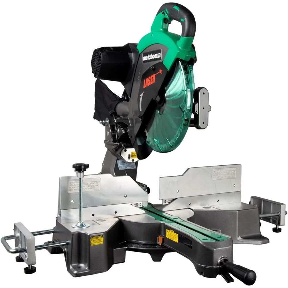 

Metabo HPT Sliding Compound Miter Saw, 12-Inch Blade, Double Bevel, Laser Marker, 15-Amp Motor (C12RSH2S)