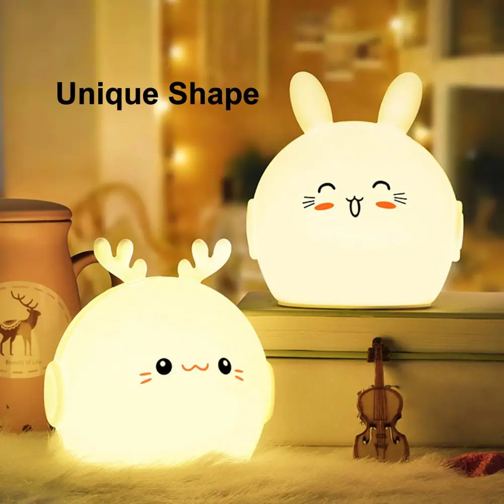 

1 Set LED Light Rechargeable USB Charging Dimming Touch Timing Function Decoration Dual Modes Nine Color Lights Table Lamp Gift