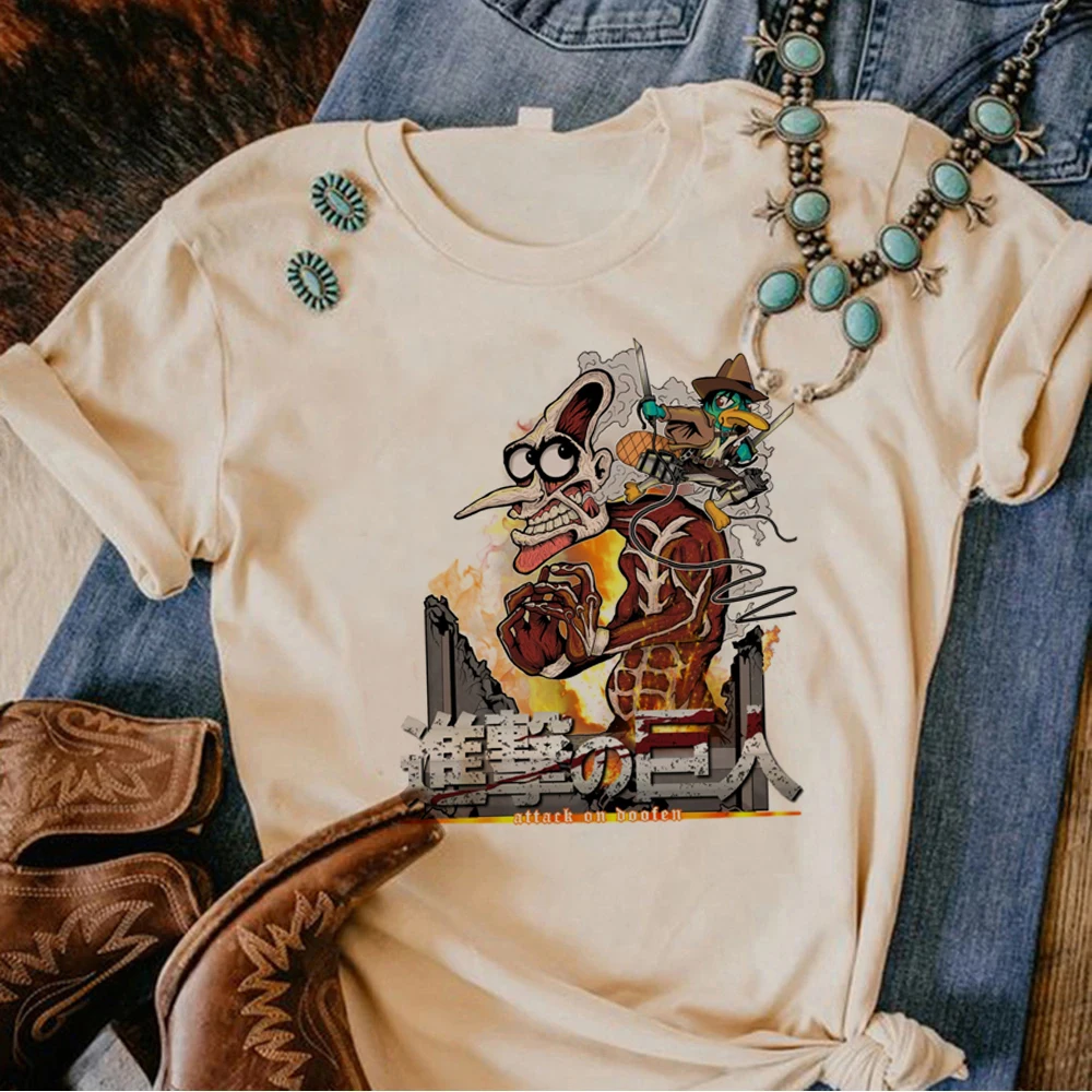 

Топ атака на титанов, Женские аниме комиксные футболки, женская дизайнерская уличная одежда в стиле Харадзюку