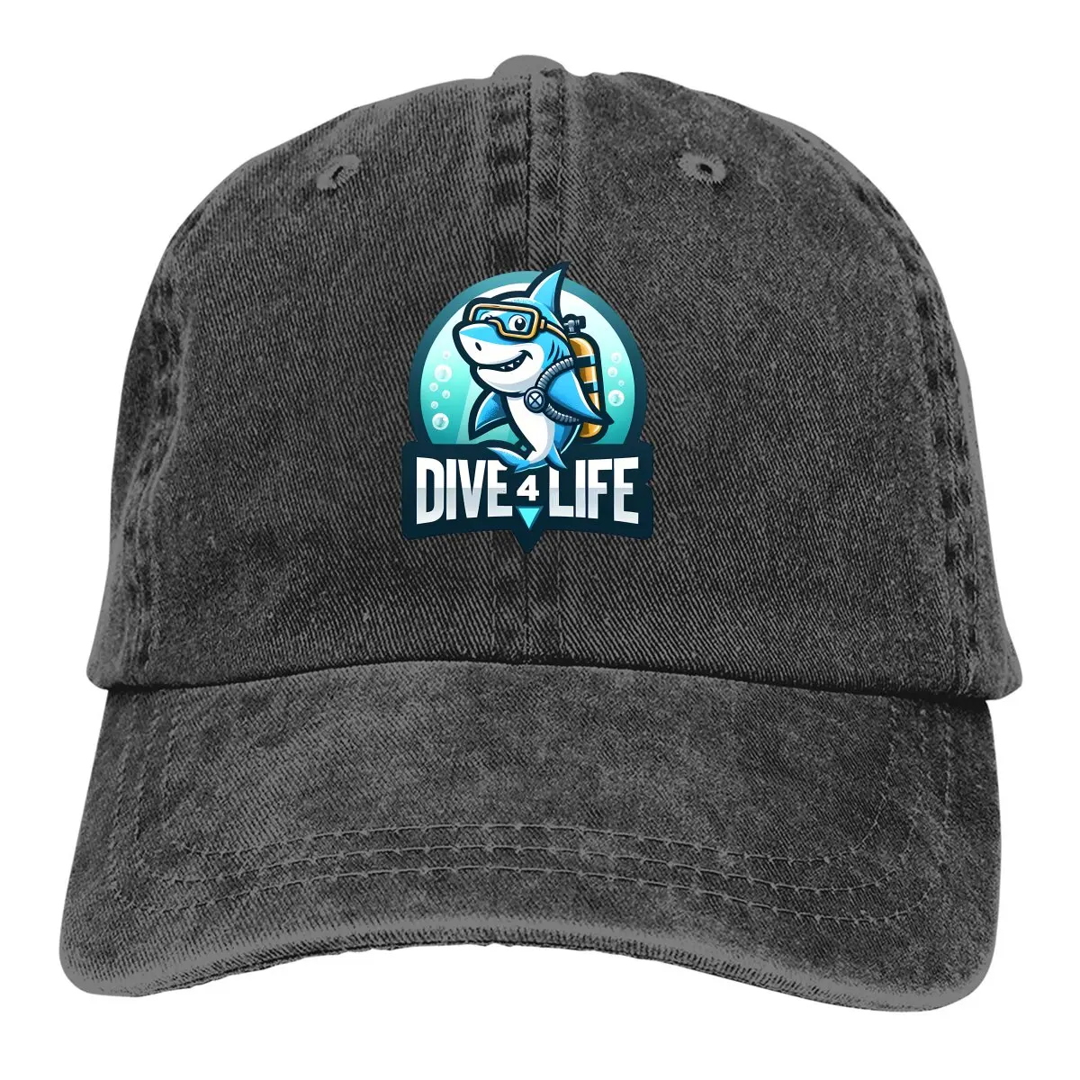 

Summer Cap Sun Visor Dive 4 Life Hip Hop Caps Shark Scuba Diving Cowboy Hat Peaked Hats