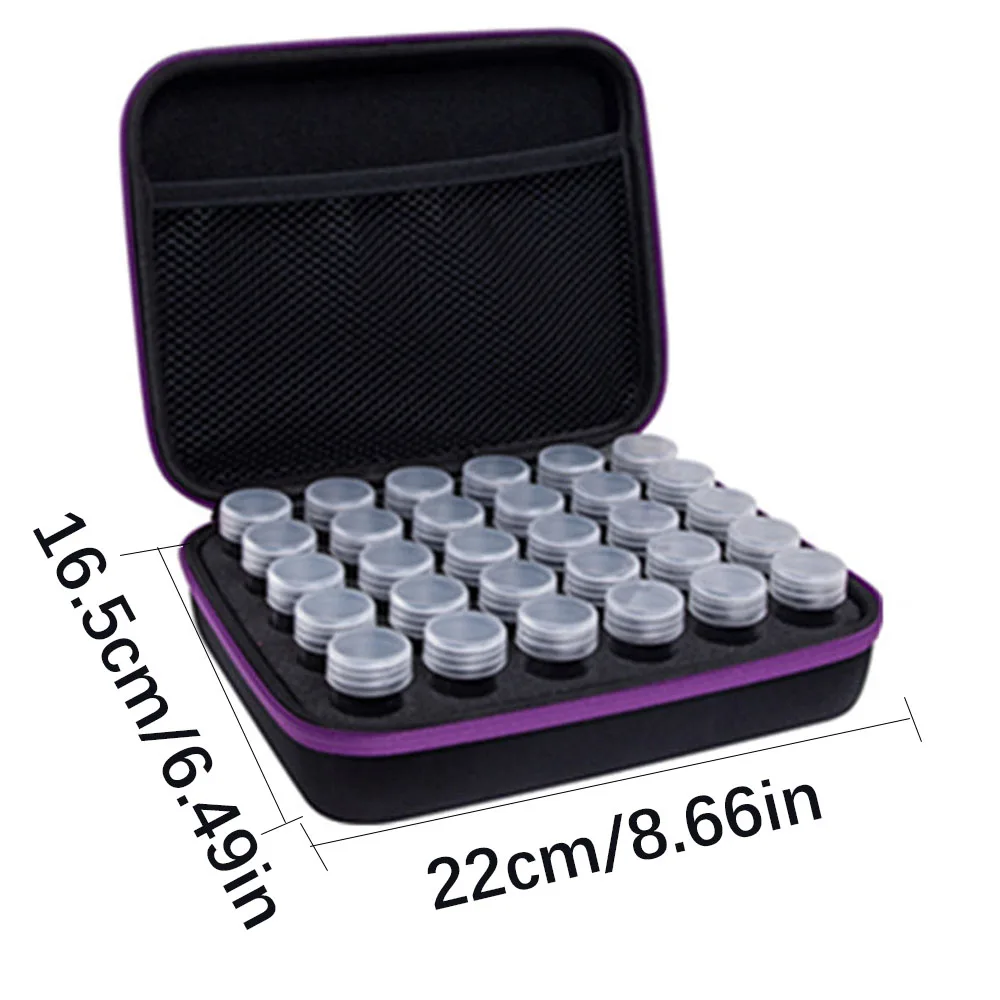 5D DIY 30 Bottles Diamond Painting Kit with Storage Box and Multi-Functional Diamond Painting Tools, Suitable for Diamond Art - 2