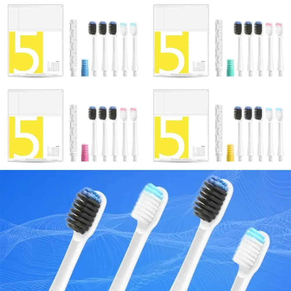 

Soft Bristle Super Fine Toothbrush Box-packed with Replacement Brush Heads Manual Toothbrush Dental Care Durable Toothbrush Set