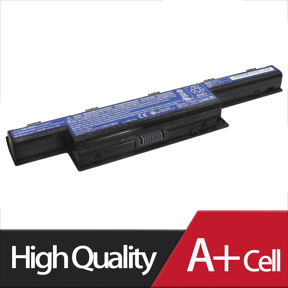Bateria do Portátil para Acer Aspire v3 5741 5742 5750 5551g 5560g 5741g 5750g As10d31 As10d51 As10d61 As10d71 As10d75 As10d41 Novo - Imagem 2