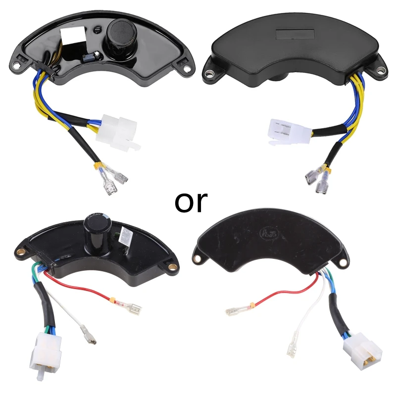 

Black Affordable Regulator Rectifier AVR Generator Automatic for 5-6.5KW Generator 250V 470UF Rectifier