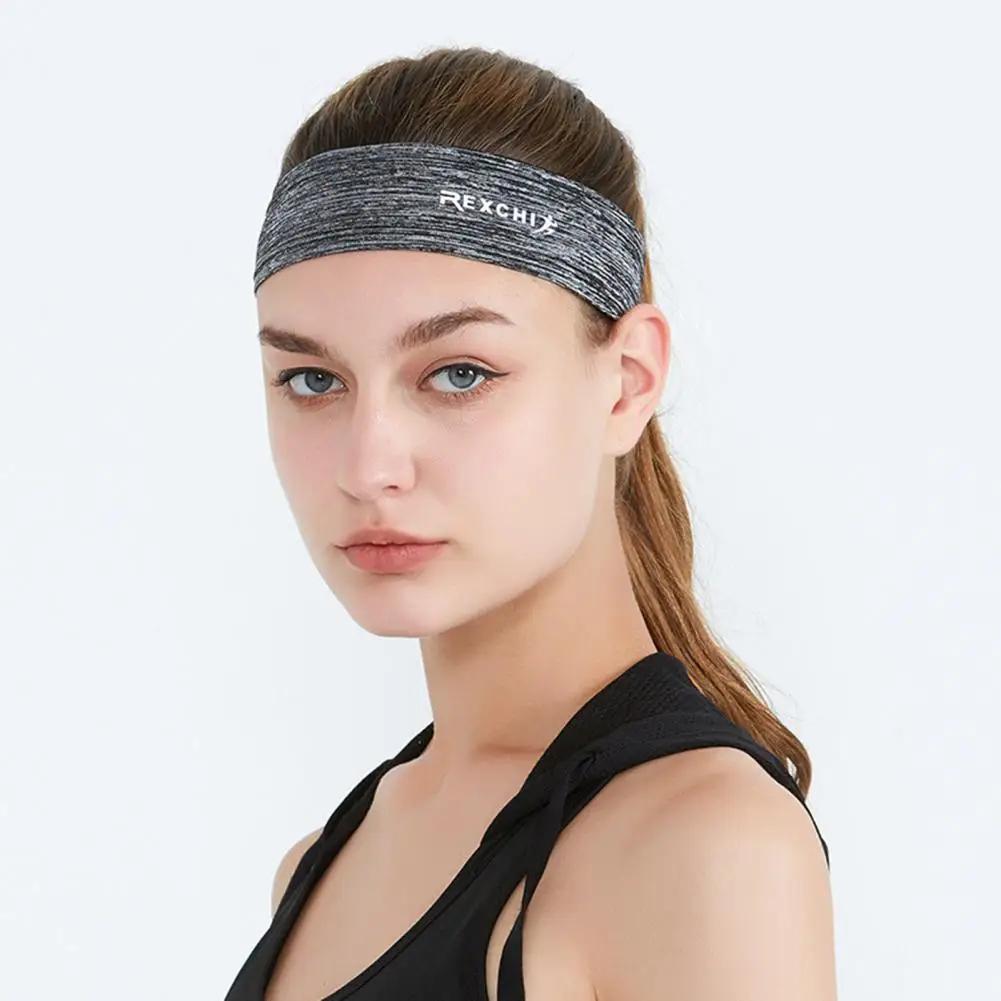 

Fashion Sports Headband Wide Elastic Yoga Hair Bands Running Fitness Headwear Women Turban Head Warp Hairband Sweatband