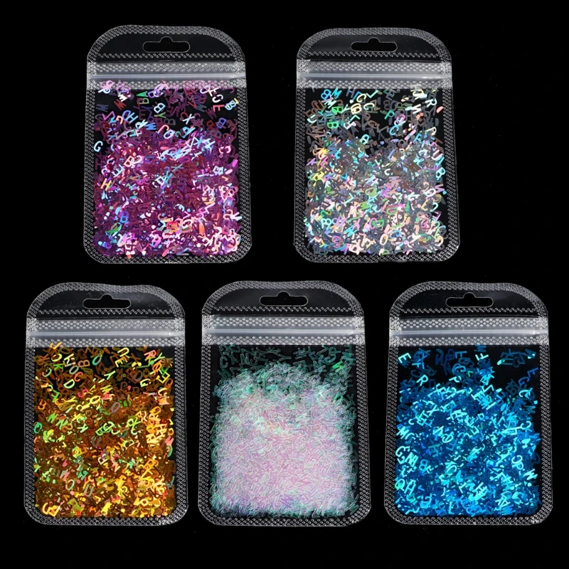 N7MD Flakes Resin Epoxy Glitters for Sparkle Festival Sequins Stickers Decor 5