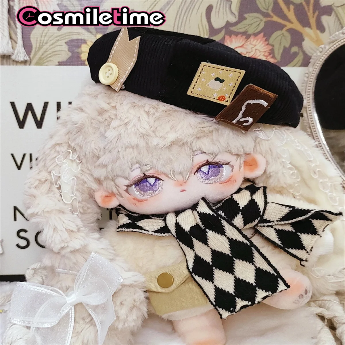 

Anime Game Monster White Rabbit 20cm Lovely Plush Doll Soft Pillow Cosplay Anime Figure Doll Toy For Kids Gifts LHXY