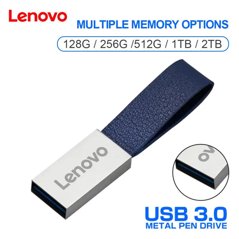 Lenovo 2Tb Usb Fast 2.0 Pen Drive Chiavette Usb Mini Pen Drive 1Tb 512Gb Cle Usb Super Memory Stick U Disk Per Computer Tv
