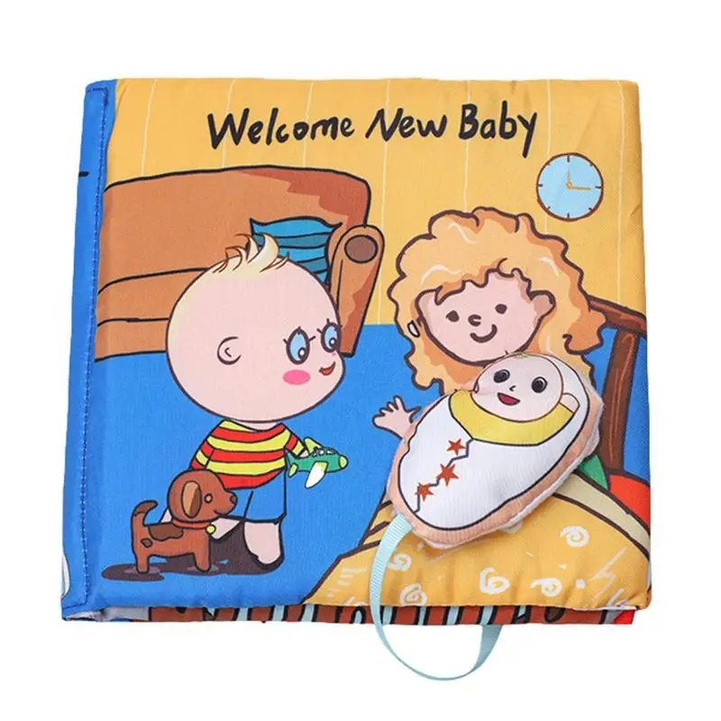 

Мягкая тканевая книга для младенцев 0-3 лет