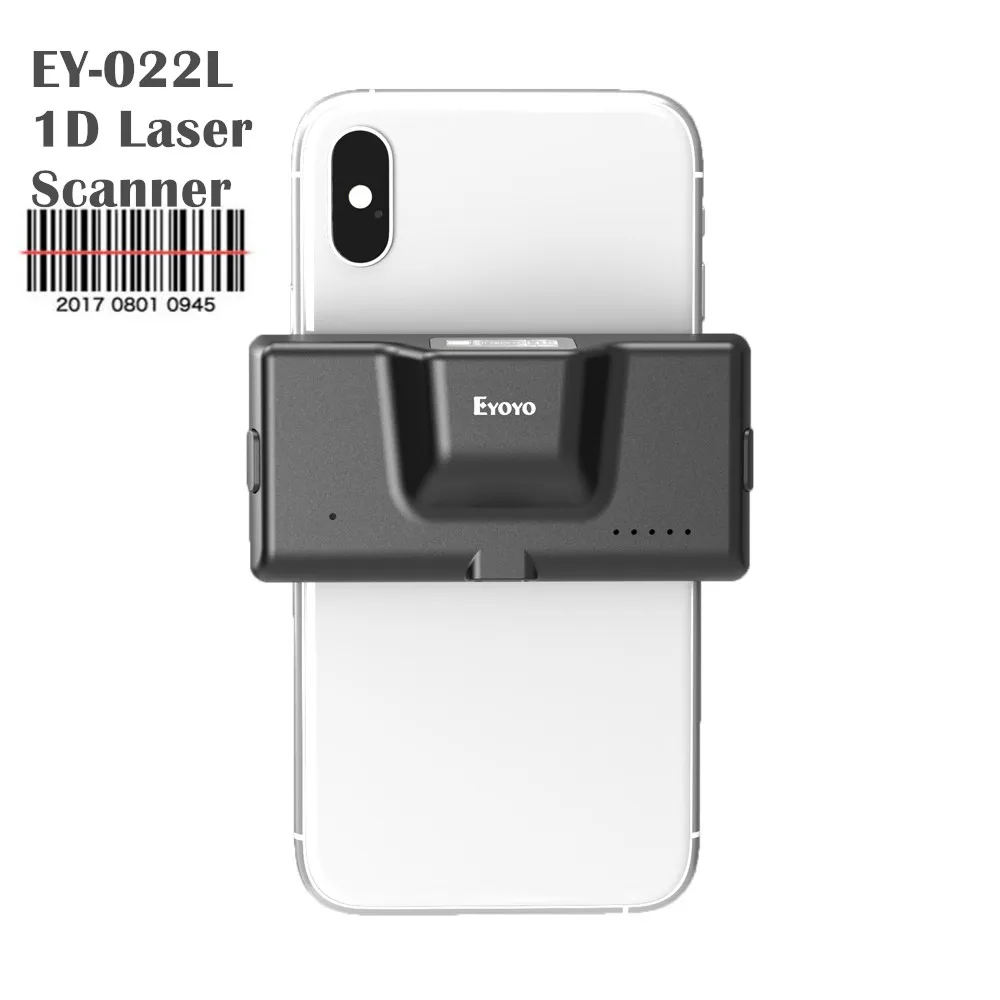 photo negative scanner Eyoyo EY-022 2D Bluetooth Barcode Scanner Wireless Back Clip-on Phone Bar Code Scanner Adjustable for 1D QR PDF417 Code Reader hp scanner Scanners