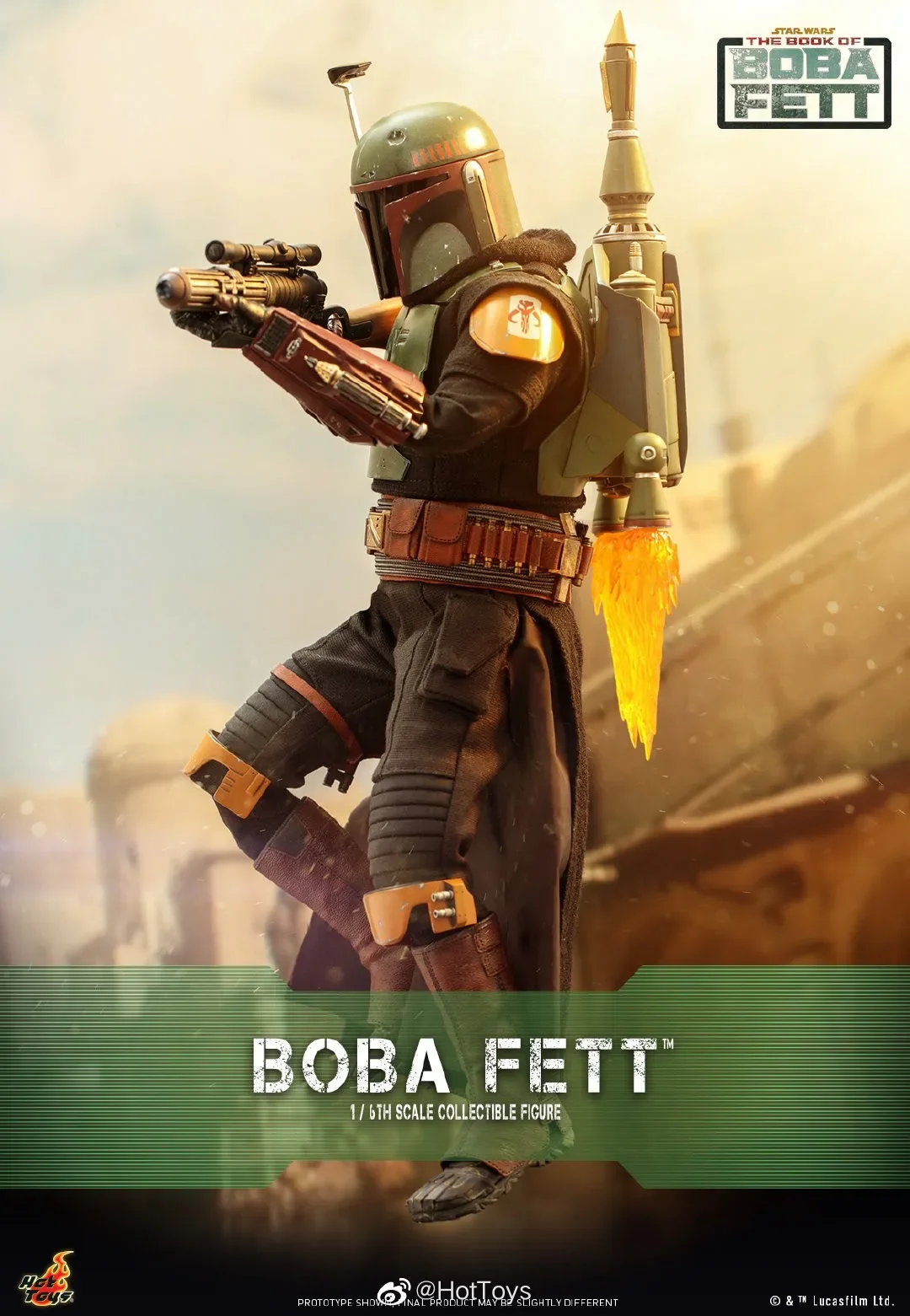 

In Stock Hottoys Tms078 1/6 Star Wars The Book Of Boba Fett Animation Action Figure Toy Gift Model Collection Hobby