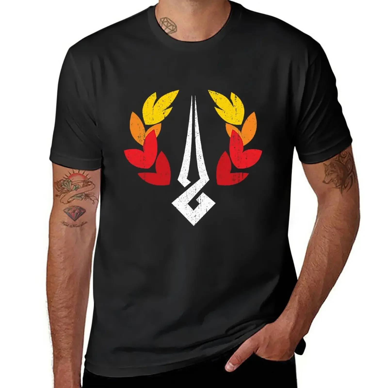 

Hades Symbol T-Shirt tops oversizeds anime mens graphic t-shirts hip hop