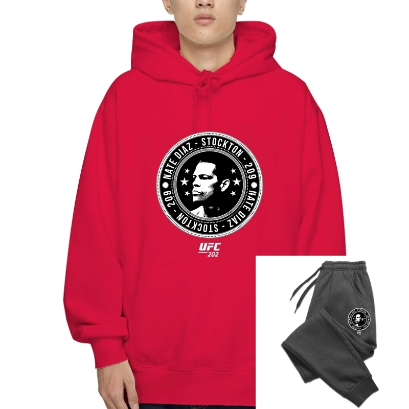 

Men Fashion CheapT-Sweatshirt Hoodies Nate Diaz Stockton 209 Repeat Black T-Sweatshirt Hoodies men casual t-Sweatshirt Hoodies