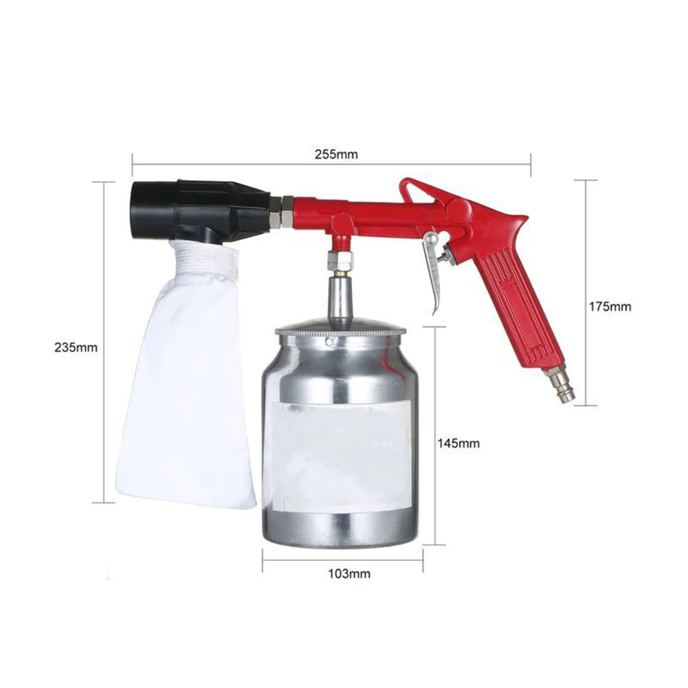 Pistolet de sablage pneumatique à main, avec buses, Anti-rouille, outils électriques, PS-11R — vue 3