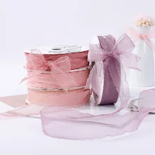Yarn Ribbon Korean Romantic Series Flowers Gift Packaging Decoration Accessories Cake Bow Snow Yarn Ribbon Bandage Ribbon