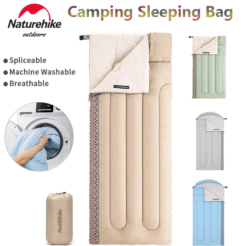 Naturehike Upgraded Camping Sleeping Bag Lightweight 3 Season