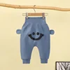 Autumn Infant Thickened Cotton Pants Baby Cartoon Print Trousers Winter Newborn Boys Girls' Big Hip Circumference Pants Clothing 3
