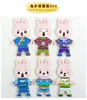 [Funny] Rabbit Change Clothes Wooden Toy Puzzles Montessori Educational Dress Changing Jigsaw Puzzle toy DIY assemble Girl gift 6