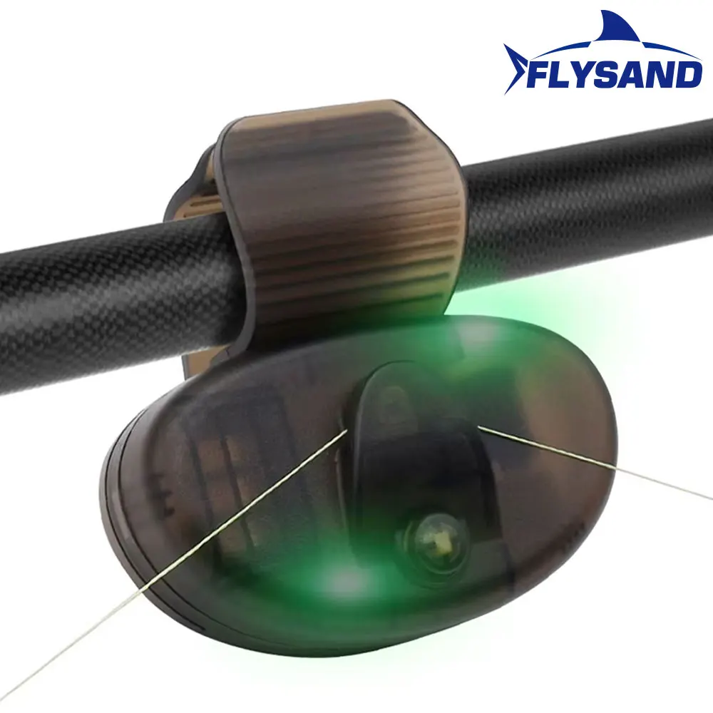Alarme de touche électronique FLYSAND avec buzzer et LED pour pêche jour et nuit - Accessoires