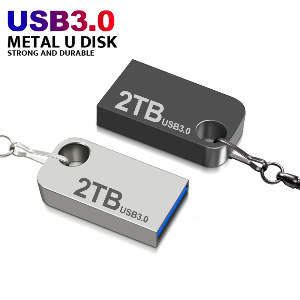 MINI Super Pen Drive 2TB Memoria USB Flash Drive 1TB High Speed Pendrive 512GB Cle USB 3.0 Stick Portable SSD Gift 2023 New