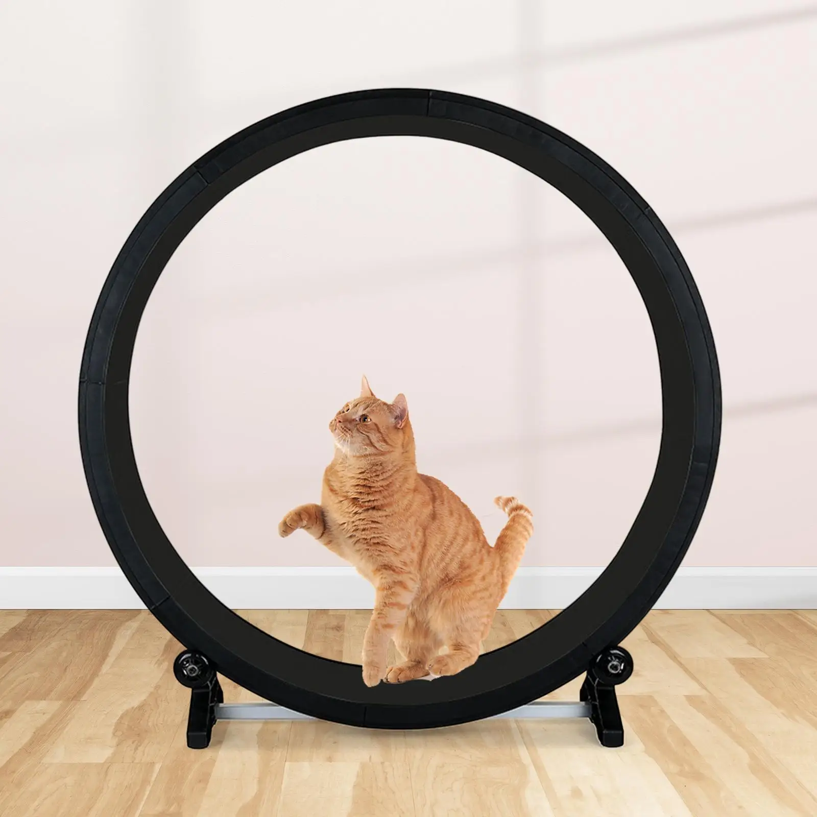 

Pet Cat Running Wheel Silent Exerciser Climbing Frame Kitten Toys Exercise Wheel Indoor Treadmill for Pet Supplies Workout Game