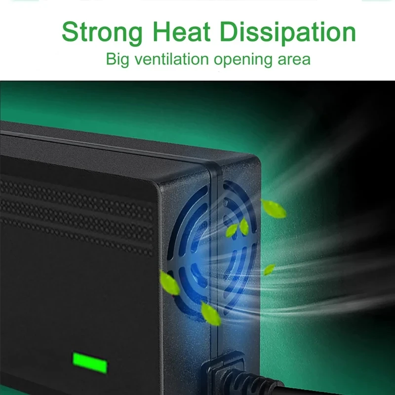 Universal Multi-Voltage Intelligent Fast Charger for Lithium Battery Packs - EU Plug